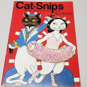 Cat Snips Tom Tierney Paper Doll Book 1983